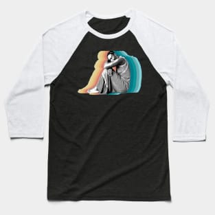 Nina Simone Retro Shadow Baseball T-Shirt